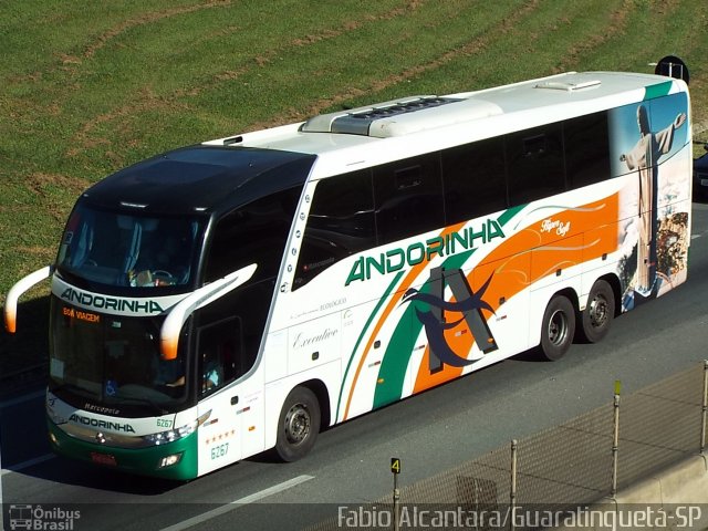 Empresa de Transportes Andorinha 6267 na cidade de Aparecida, São Paulo, Brasil, por Fabio Alcantara. Número da foto: #3982037.
