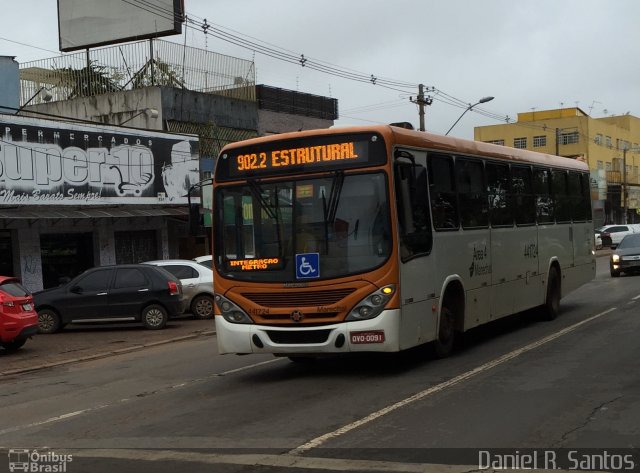 Auto Viação Marechal Brasília 441724 na cidade de Taguatinga, Distrito Federal, Brasil, por Daniel Rocha dos Santos. Número da foto: #3981981.