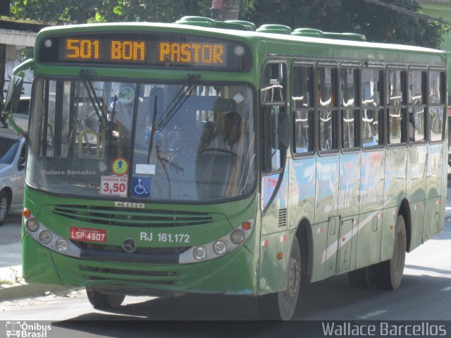 Transportes Santo Antônio RJ 161.172 na cidade de Duque de Caxias, Rio de Janeiro, Brasil, por Wallace Barcellos. ID da foto: 4031790.