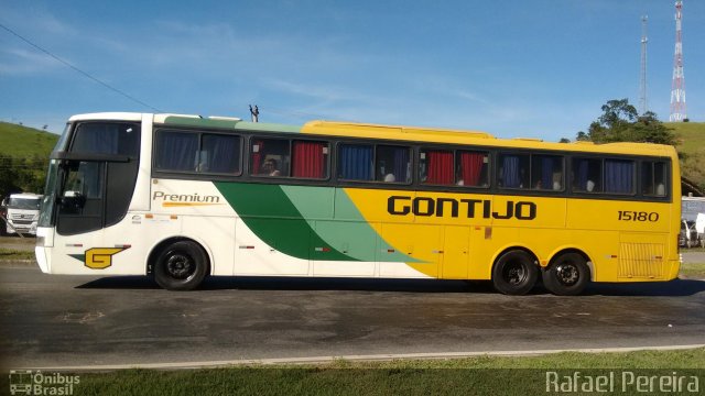 Empresa Gontijo de Transportes 15180 na cidade de Viana, Espírito Santo, Brasil, por Rafael Pereira. Número da foto: #4032281.