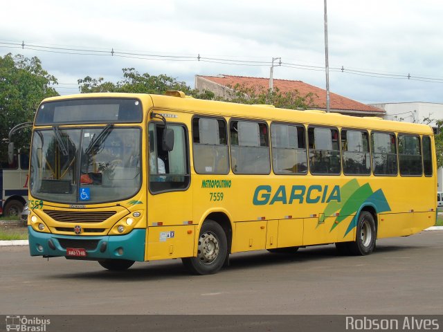 Viação Garcia 7559 na cidade de Paranavaí, Paraná, Brasil, por Robson Alves. ID da foto: 4032555.