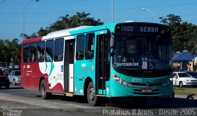 Expresso Santa Paula 31213 na cidade de Serra, Espírito Santo, Brasil, por Cristiano Soares da Silva. ID da foto: 4051290.