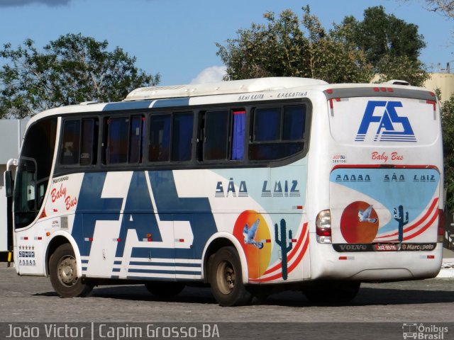 Empresa de Transportes São Luiz 20090 na cidade de Capim Grosso, Bahia, Brasil, por João Victor. ID da foto: 4051454.