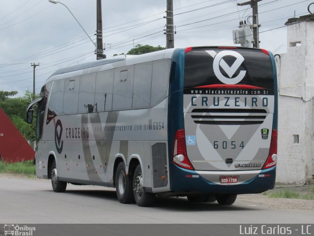 Viação Cruzeiro 6054 na cidade de Recife, Pernambuco, Brasil, por Luiz Carlos de Santana. Número da foto: #4051104.