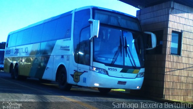 Empresa Gontijo de Transportes 11555 na cidade de Cascavel, Paraná, Brasil, por Santiago Teixeira Bertolino. ID da foto: 4050106.