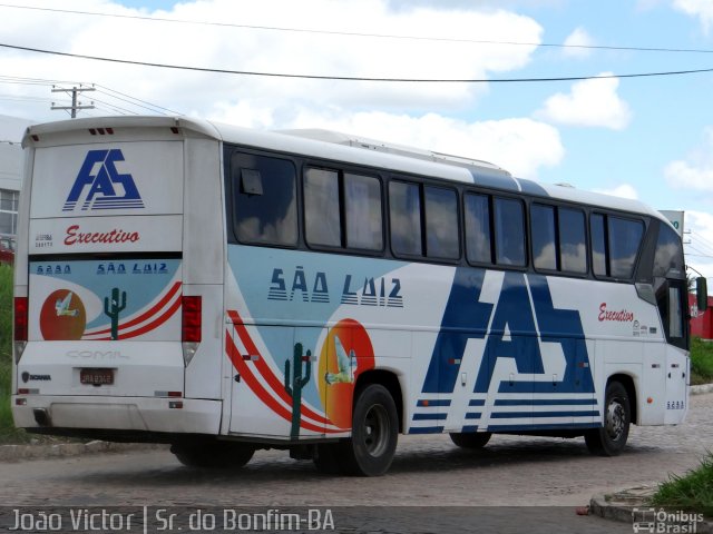 Empresa de Transportes São Luiz 6290 na cidade de Senhor do Bonfim, Bahia, Brasil, por João Victor. ID da foto: 4051417.