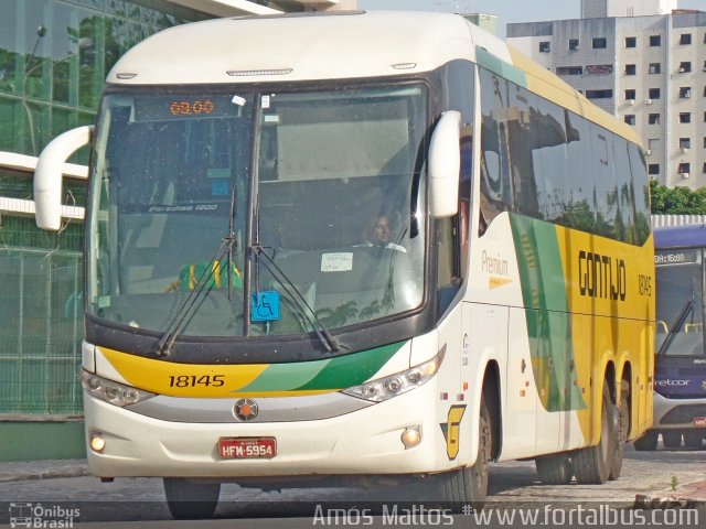 Empresa Gontijo de Transportes 18145 na cidade de Fortaleza, Ceará, Brasil, por Amós  Mattos. Número da foto: #4051247.