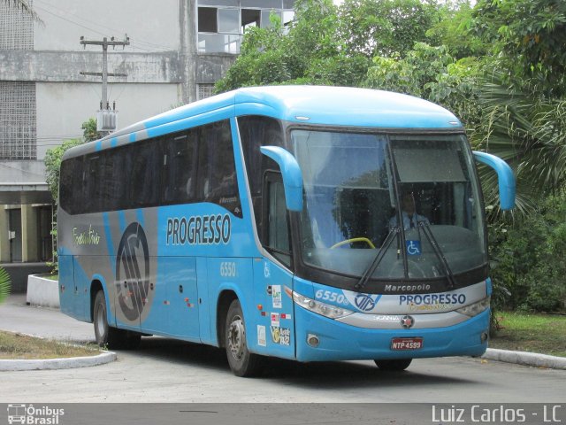 Auto Viação Progresso 6550 na cidade de Recife, Pernambuco, Brasil, por Luiz Carlos de Santana. Número da foto: #4051146.