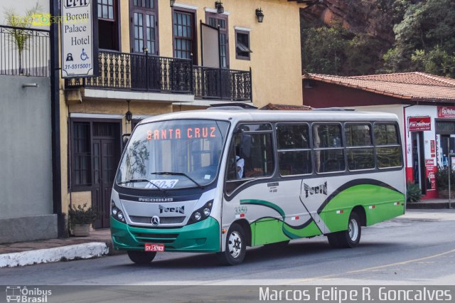 Turin Transportes 3350 na cidade de Ouro Preto, Minas Gerais, Brasil, por Marcos Felipe R. Goncalves. Número da foto: #4050489.