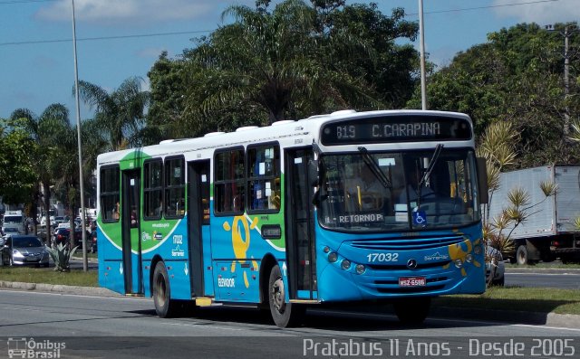 Serramar Transporte Coletivo 17032 na cidade de Serra, Espírito Santo, Brasil, por Cristiano Soares da Silva. ID da foto: 4051296.