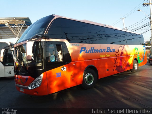 Pullman Bus 381 na cidade de , por Fabian Seguel. ID da foto: 4051541.