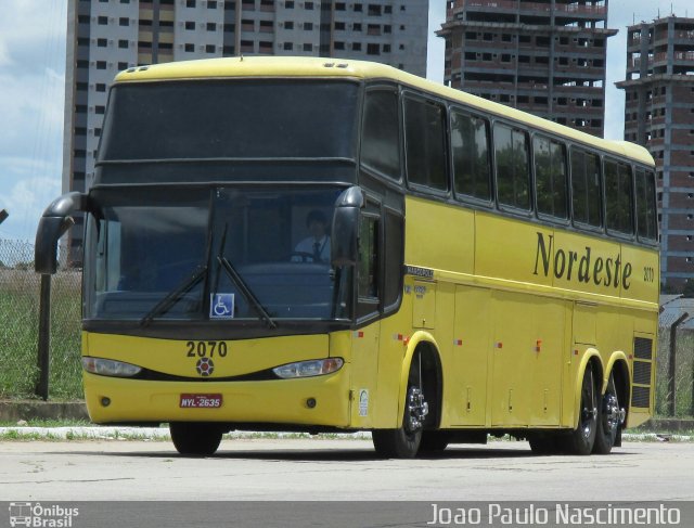 Viação Nordeste 2070 na cidade de Natal, Rio Grande do Norte, Brasil, por Joao Paulo Nascimento Silva. Número da foto: #4053640.