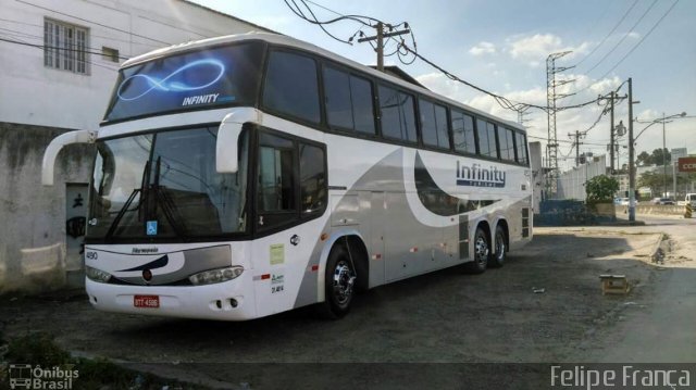 Infinity Turismo e Fretamento 4190 na cidade de Barra Mansa, Rio de Janeiro, Brasil, por Felipe França. Número da foto: #4051928.