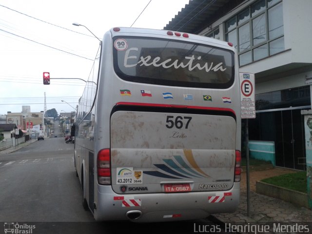 Expresso Executiva 567 na cidade de Guarapuava, Paraná, Brasil, por Lucas Henrique Mendes. ID da foto: 4053233.