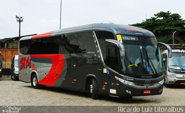 Style Bus 5800 na cidade de Santos, São Paulo, Brasil, por Ricardo Luiz. Número da foto: #4053783.