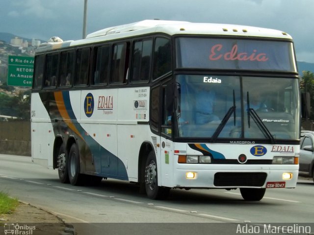 Edaia Transportes 2305 na cidade de Belo Horizonte, Minas Gerais, Brasil, por Adão Raimundo Marcelino. ID da foto: 4053647.