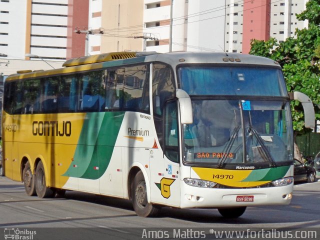 Empresa Gontijo de Transportes 14970 na cidade de Fortaleza, Ceará, Brasil, por Amós  Mattos. Número da foto: #4055388.