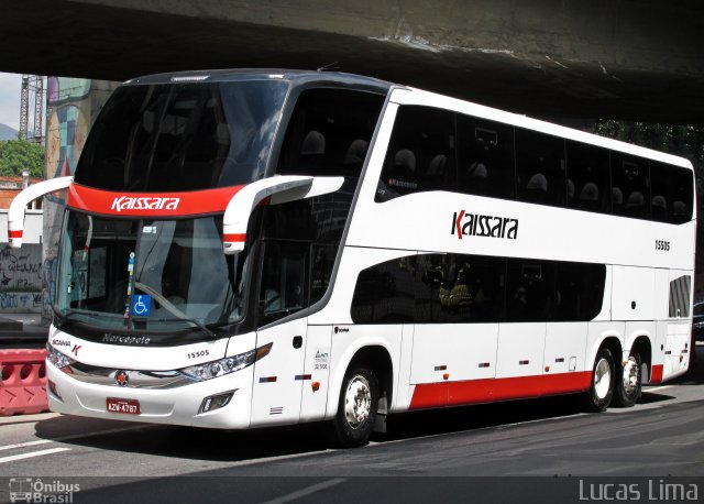 Kaissara - Viação Caiçara 15505 na cidade de Rio de Janeiro, Rio de Janeiro, Brasil, por Lucas Lima. Número da foto: #4055088.