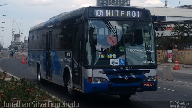 Viação Mauá RJ 185.226 na cidade de Rio de Janeiro, Rio de Janeiro, Brasil, por Jonathan Silva Figueiredo. Número da foto: #4057908.