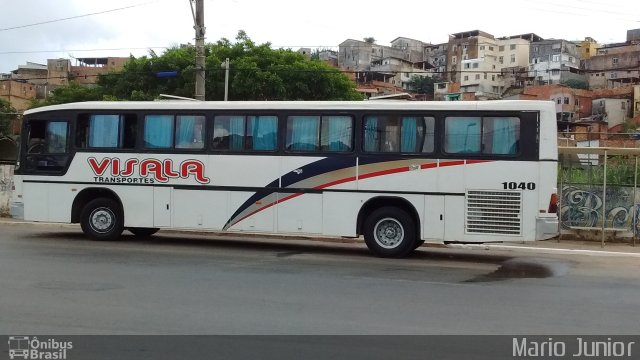 Visala Transportes 1040 na cidade de Salvador, Bahia, Brasil, por Mario Junior. Número da foto: #4056557.