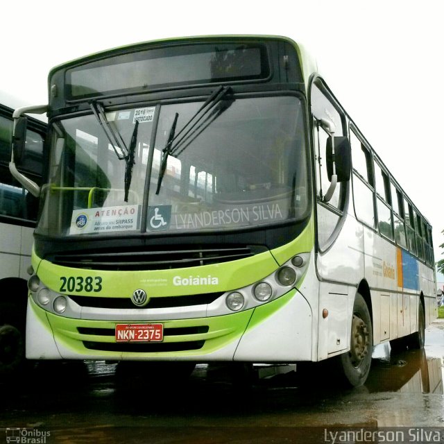 HP Transportes Coletivos 20383 na cidade de Goiânia, Goiás, Brasil, por Lyanderson Silva. Número da foto: #4056885.