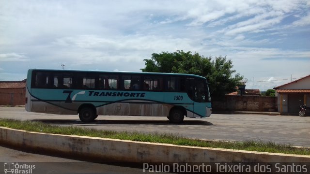 Transnorte - Transporte e Turismo Norte de Minas 1500 na cidade de Montalvânia, Minas Gerais, Brasil, por Paulo Roberto Teixeira dos Santos. Número da foto: #4056616.