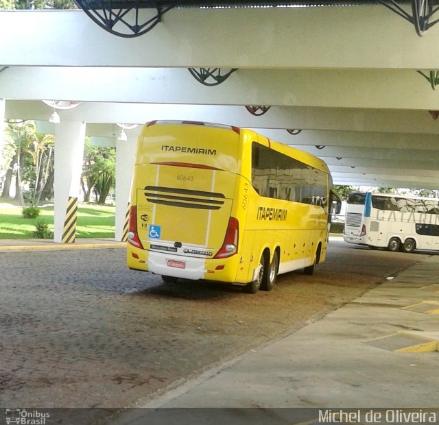 Viação Itapemirim 60643 na cidade de Joinville, Santa Catarina, Brasil, por Michel de Oliveira. ID da foto: 4057429.