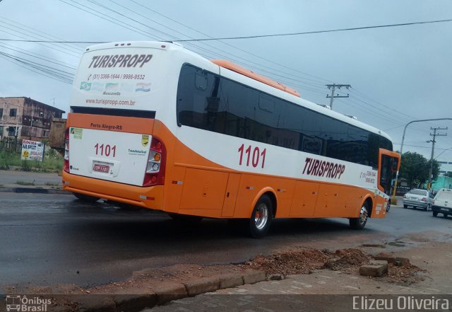 Turispropp 1101 na cidade de Alvorada, Rio Grande do Sul, Brasil, por Elizeu Oliveira. Número da foto: #4057034.