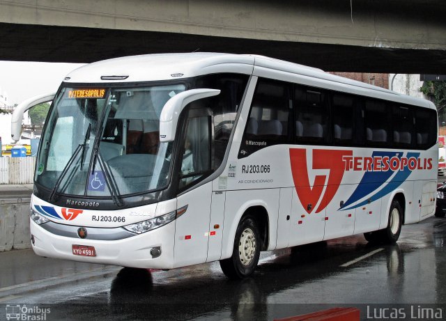 Viação Teresópolis RJ 203.066 na cidade de Rio de Janeiro, Rio de Janeiro, Brasil, por Lucas Lima. Número da foto: #4056469.