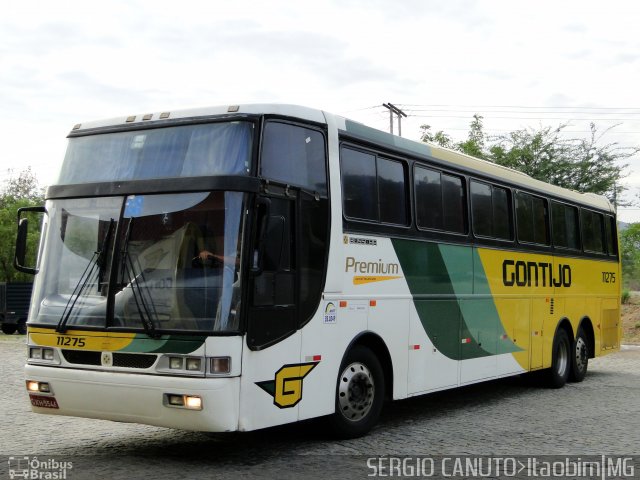 Empresa Gontijo de Transportes 11275 na cidade de Itaobim, Minas Gerais, Brasil, por Sérgio Augusto Braga Canuto. ID da foto: 4057057.