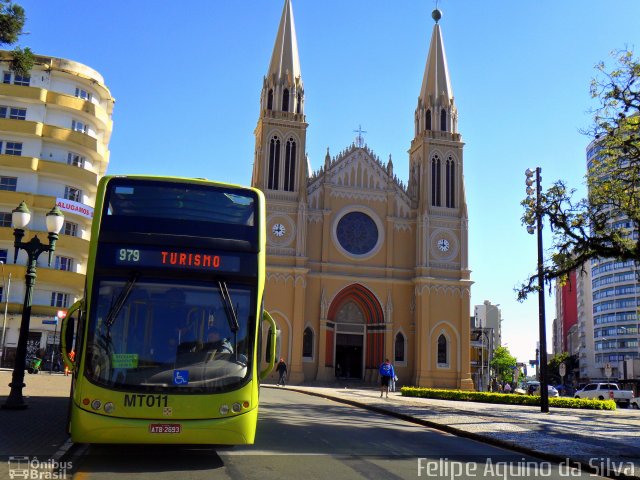 Auto Viação Mercês MT011 na cidade de Curitiba, Paraná, Brasil, por Felipe Aquino da Silva. Número da foto: #4059392.