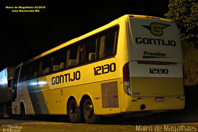 Empresa Gontijo de Transportes 12130 na cidade de João Monlevade, Minas Gerais, Brasil, por Mairo de Magalhães. Número da foto: #4058791.
