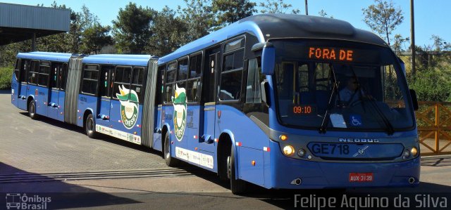 Viação Cidade Sorriso GE718 na cidade de Curitiba, Paraná, Brasil, por Felipe Aquino da Silva. ID da foto: 4059371.