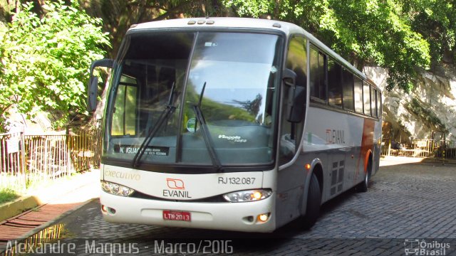 Evanil Transportes e Turismo RJ 132.087 na cidade de Barra Mansa, Rio de Janeiro, Brasil, por Alexandre  Magnus. Número da foto: #4059564.