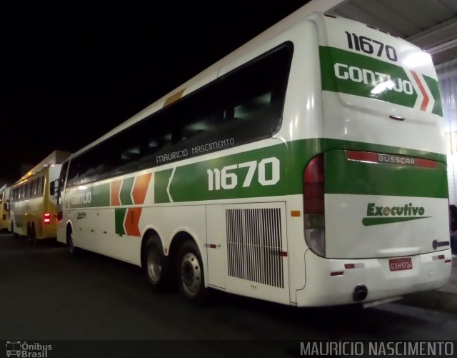 Empresa Gontijo de Transportes 11670 na cidade de Belo Horizonte, Minas Gerais, Brasil, por Maurício Nascimento. ID da foto: 4059862.