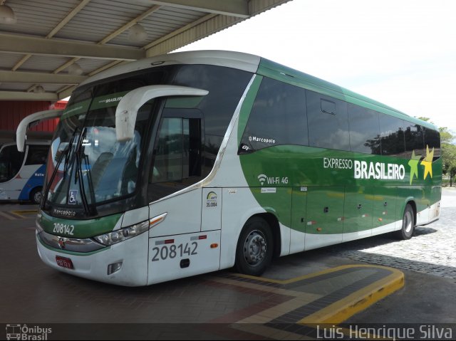 Expresso Brasileiro 208142 na cidade de Guaratinguetá, São Paulo, Brasil, por Luis Henrique Silva. Número da foto: #4061539.