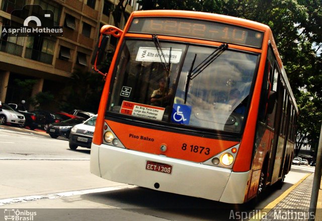 TRANSPPASS - Transporte de Passageiros 8 1873 na cidade de São Paulo, São Paulo, Brasil, por Asprilla Matheus. ID da foto: 4060383.