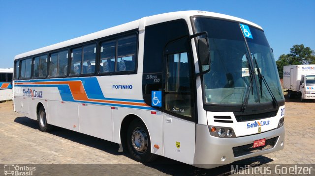 VUSC - Viação União Santa Cruz 2075 na cidade de Santa Cruz do Sul, Rio Grande do Sul, Brasil, por Matheus Goelzer. Número da foto: #4061619.