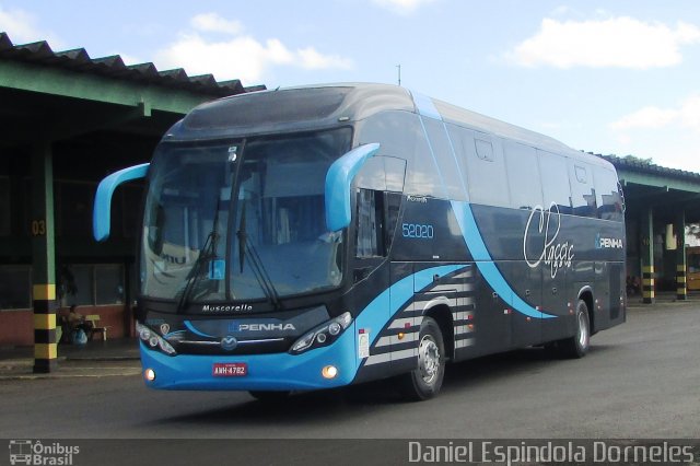 Empresa de Ônibus Nossa Senhora da Penha 52020 na cidade de Osório, Rio Grande do Sul, Brasil, por Daniel Espindola Dorneles. Número da foto: #4061286.