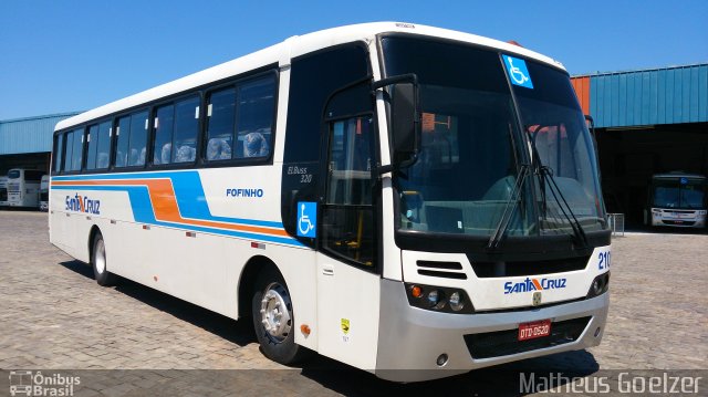 VUSC - Viação União Santa Cruz 2105 na cidade de Santa Cruz do Sul, Rio Grande do Sul, Brasil, por Matheus Goelzer. Número da foto: #4061668.