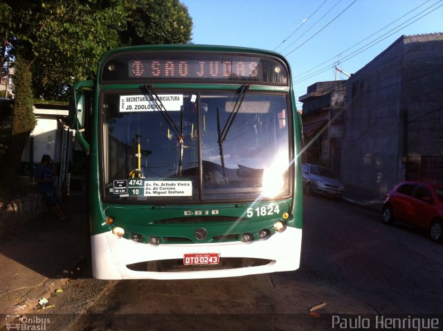 Via Sul Transportes Urbanos 5 1824 na cidade de São Paulo, São Paulo, Brasil, por Paulo Henrique. ID da foto: 4060369.