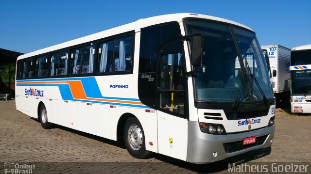 VUSC - Viação União Santa Cruz 2095 na cidade de Santa Cruz do Sul, Rio Grande do Sul, Brasil, por Matheus Goelzer. Número da foto: #4061661.