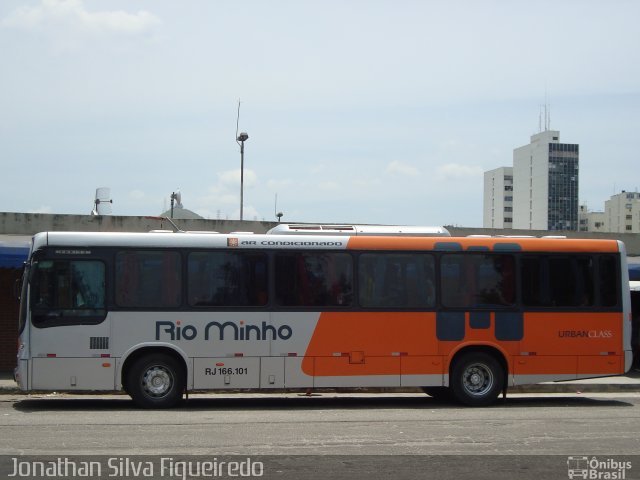 Transturismo Rio Minho RJ 166.101 na cidade de Niterói, Rio de Janeiro, Brasil, por Jonathan Silva Figueiredo. Número da foto: #4063525.
