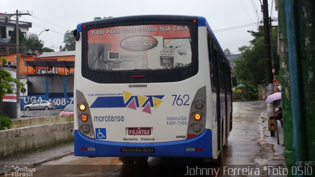 Auto Ônibus Moratense 762 na cidade de Francisco Morato, São Paulo, Brasil, por Johnny Ferreira. Número da foto: #4062477.