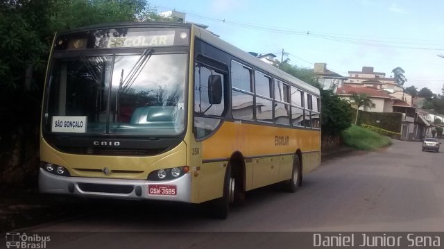 Ônibus Particulares 350 na cidade de Itabirito, Minas Gerais, Brasil, por Daniel Junior Sena. ID da foto: 4062903.