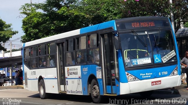 Viação Cidade Dutra 6 1700 na cidade de São Paulo, São Paulo, Brasil, por Johnny Ferreira. ID da foto: 4062063.