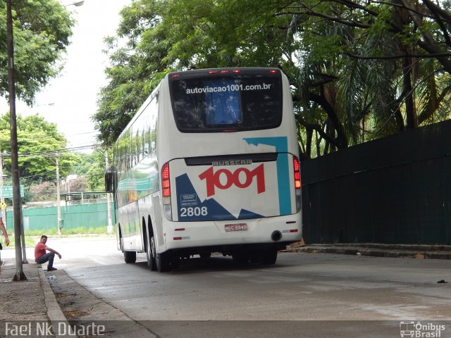 Auto Viação 1001 2808 na cidade de São Paulo, São Paulo, Brasil, por Raphael José da Silva. Número da foto: #4062780.
