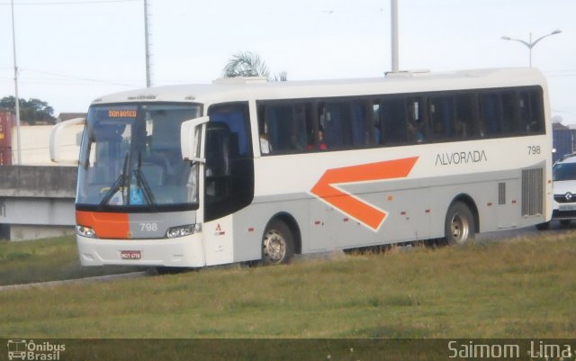 Viação Alvorada 798 na cidade de Vila Velha, Espírito Santo, Brasil, por Saimom  Lima. Número da foto: #4063322.