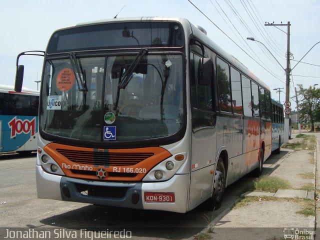 Transturismo Rio Minho RJ 166.020 na cidade de Niterói, Rio de Janeiro, Brasil, por Jonathan Silva Figueiredo. Número da foto: #4063513.
