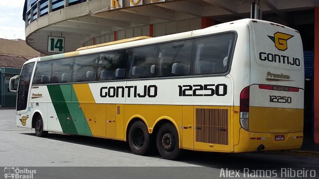 Empresa Gontijo de Transportes 12250 na cidade de Aparecida, São Paulo, Brasil, por Alex Ramos Ribeiro. Número da foto: #4061966.